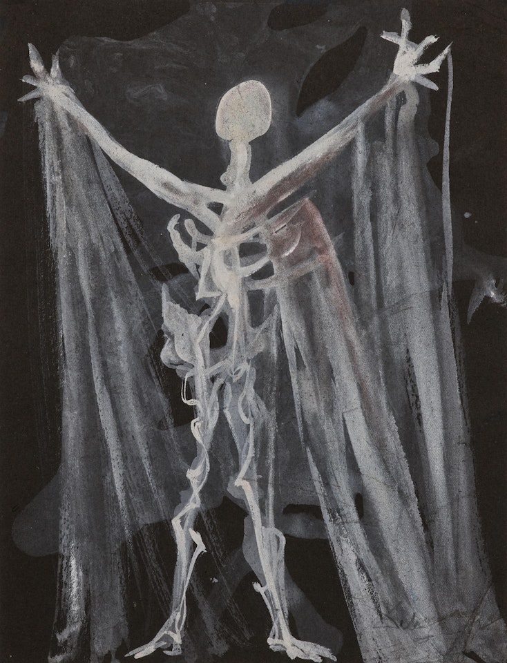 Etude de spectre pour la pièce de théâtre de José Zorrilla y Moral by Salvador Dali