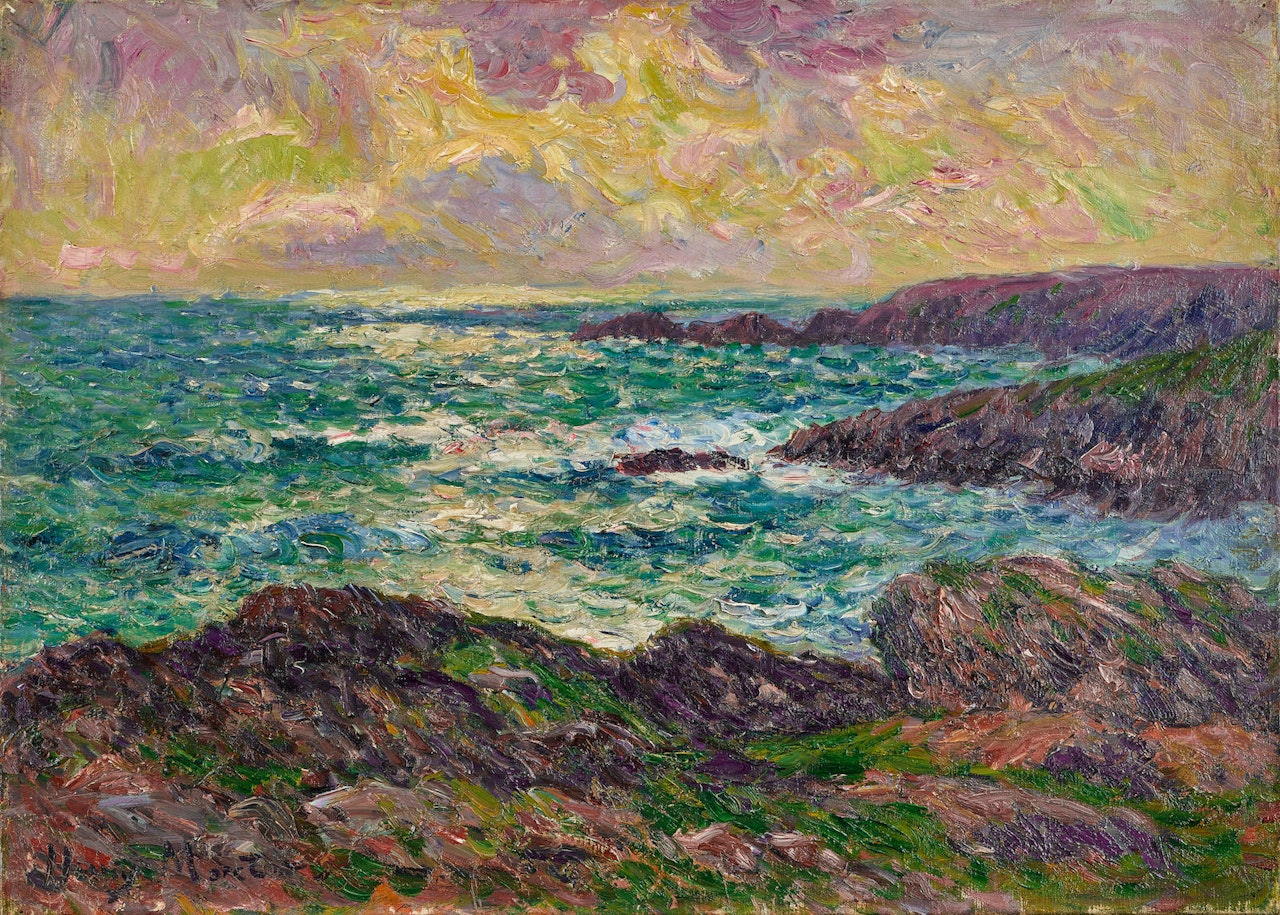 Une tempête by Henry Moret