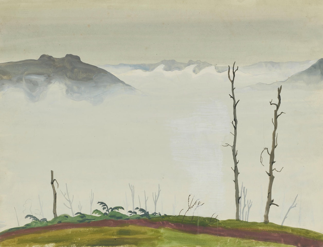 Untitled (Barren Trees) by Charles Burchfield
