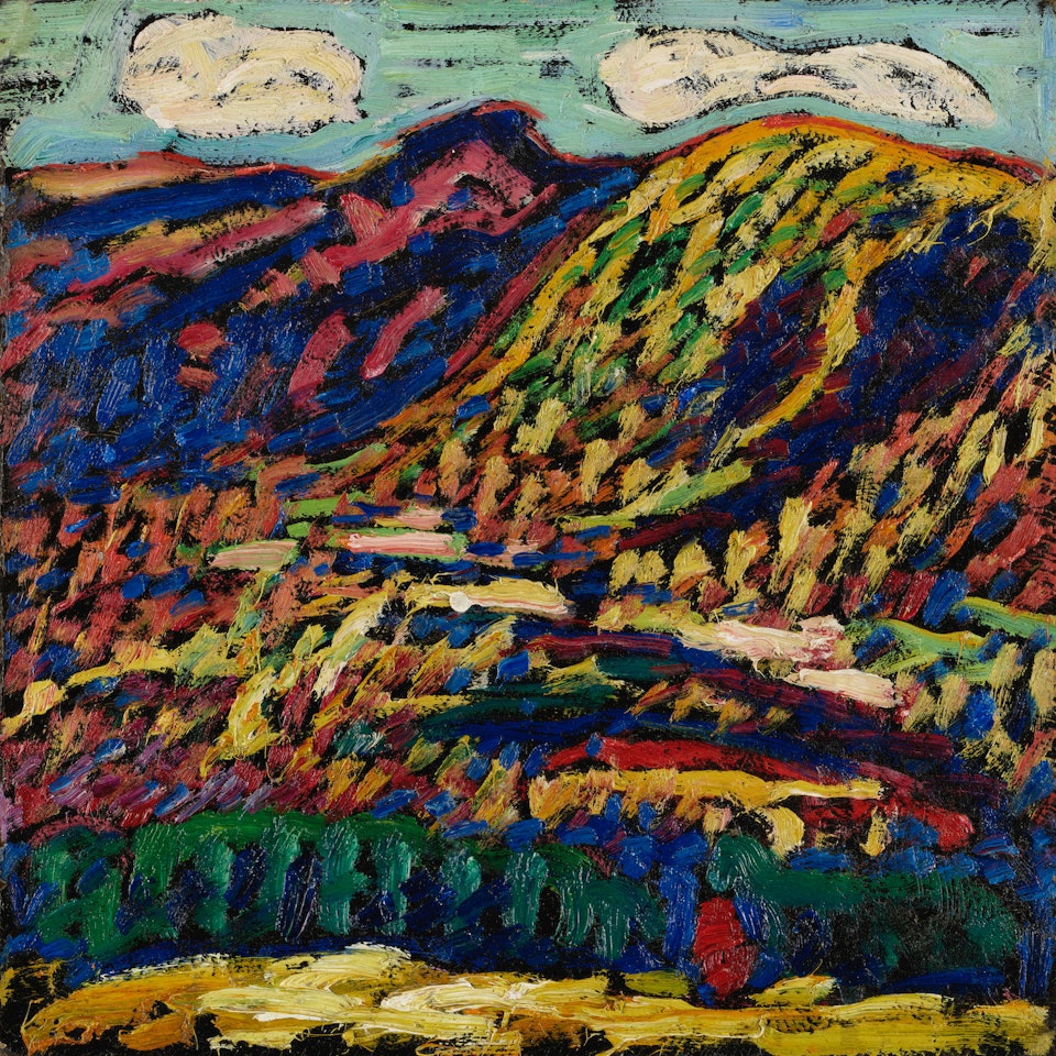 Birch Grove, Autumn by Marsden Hartley