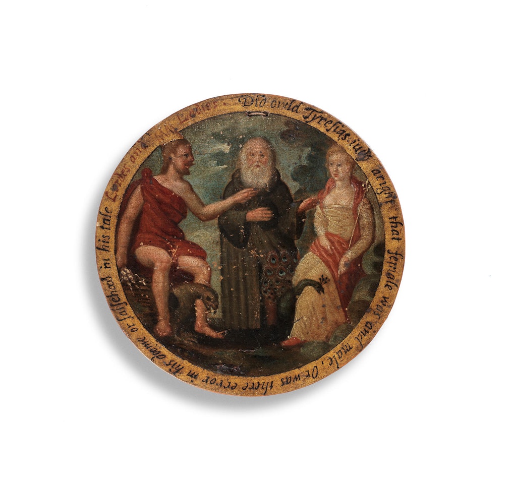 Ten trenchers, or roundels or roundelays by English School