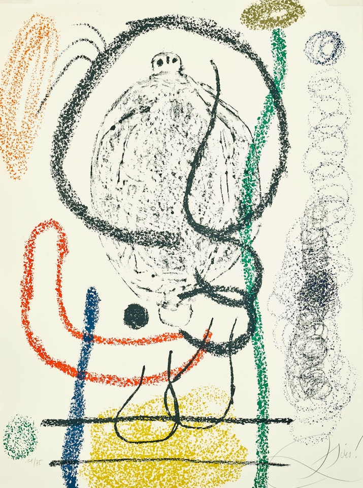 Untitled, from Album 21 portfolio (M. 1130) by Joan Miró