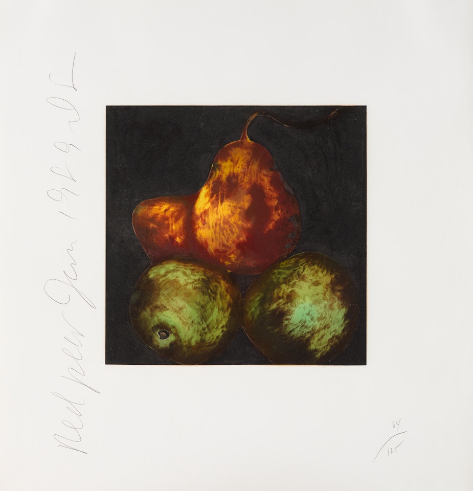 Red Pears, from the portfolio Fruits and Flowers by Donald Sultan