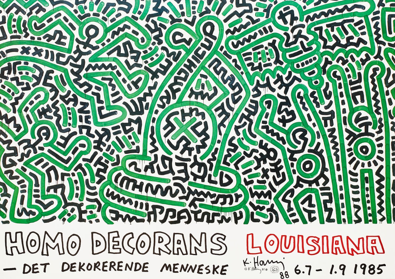 Homo Decorans Louisiana by Keith Haring