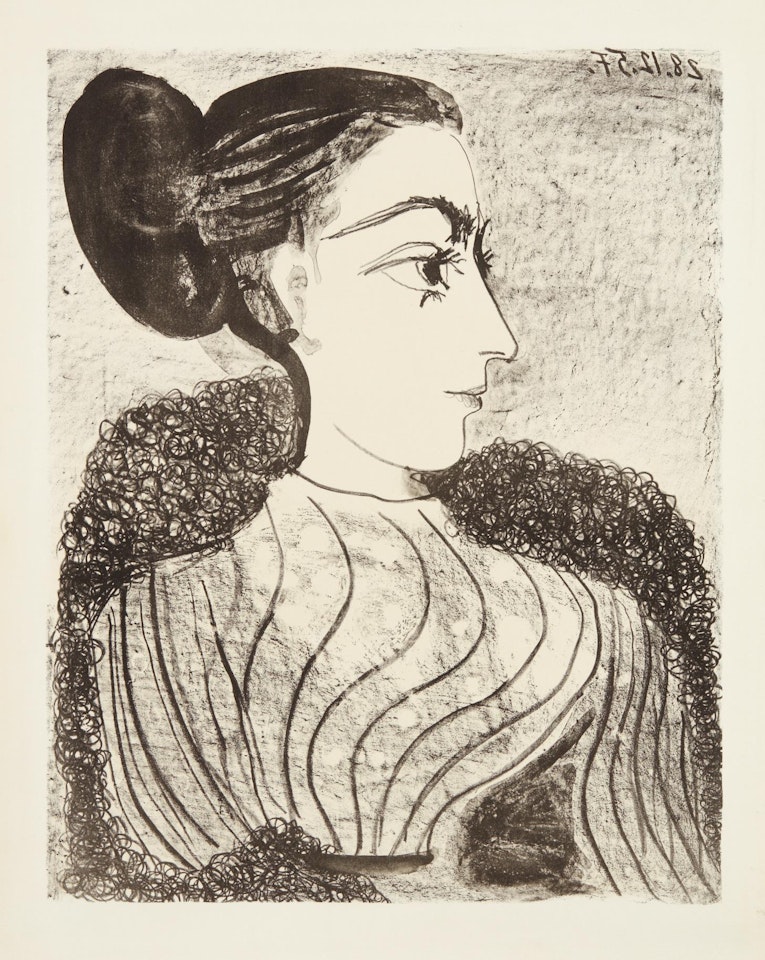 Femme au chignon (Woman with Chignon) by Pablo Picasso