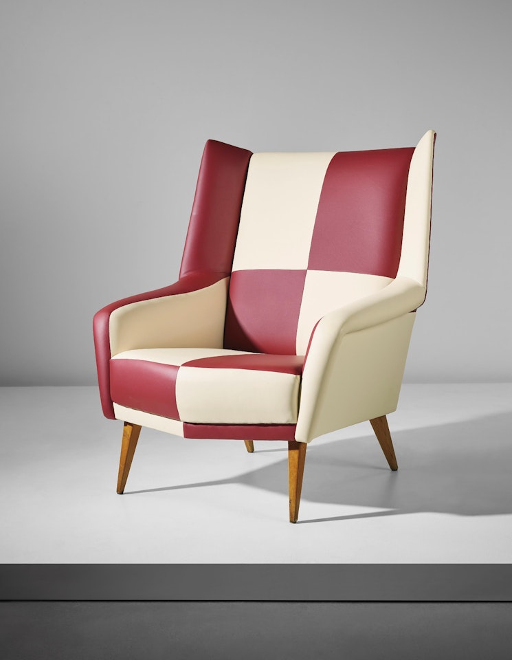 Rare 'Mariposa' armchair, model no. 851, from a private villa, Liguria by Gio Ponti