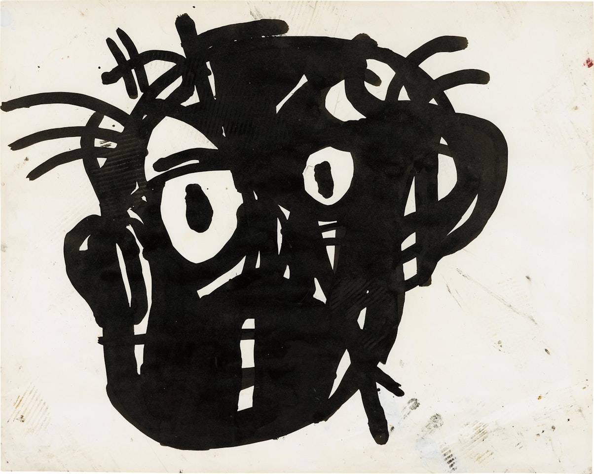 Untitled Head by Jean-Michel Basquiat