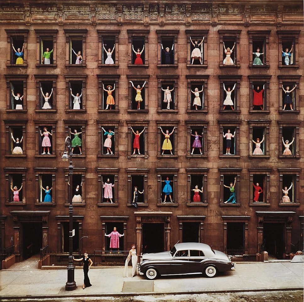 Girls in the Windows, New York City, 1960 by Ormond Gigli