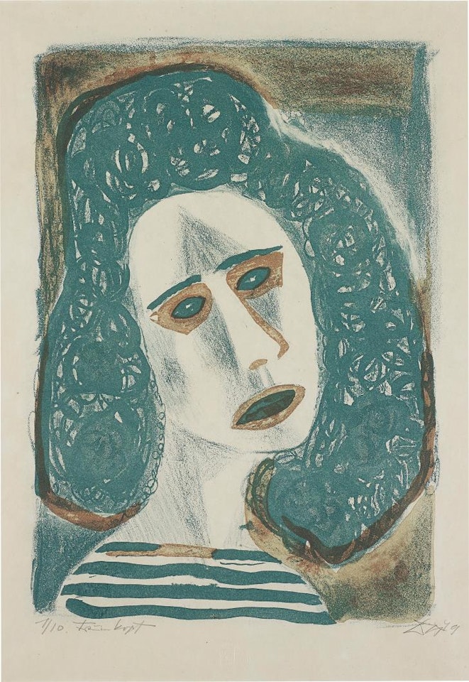 Frauenkopf (Woman's Head) by Otto Dix