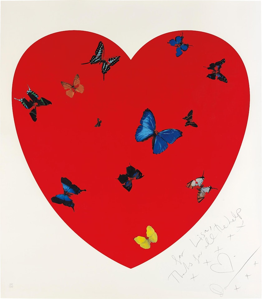 All You Need Is Love, Love, Love by Damien Hirst