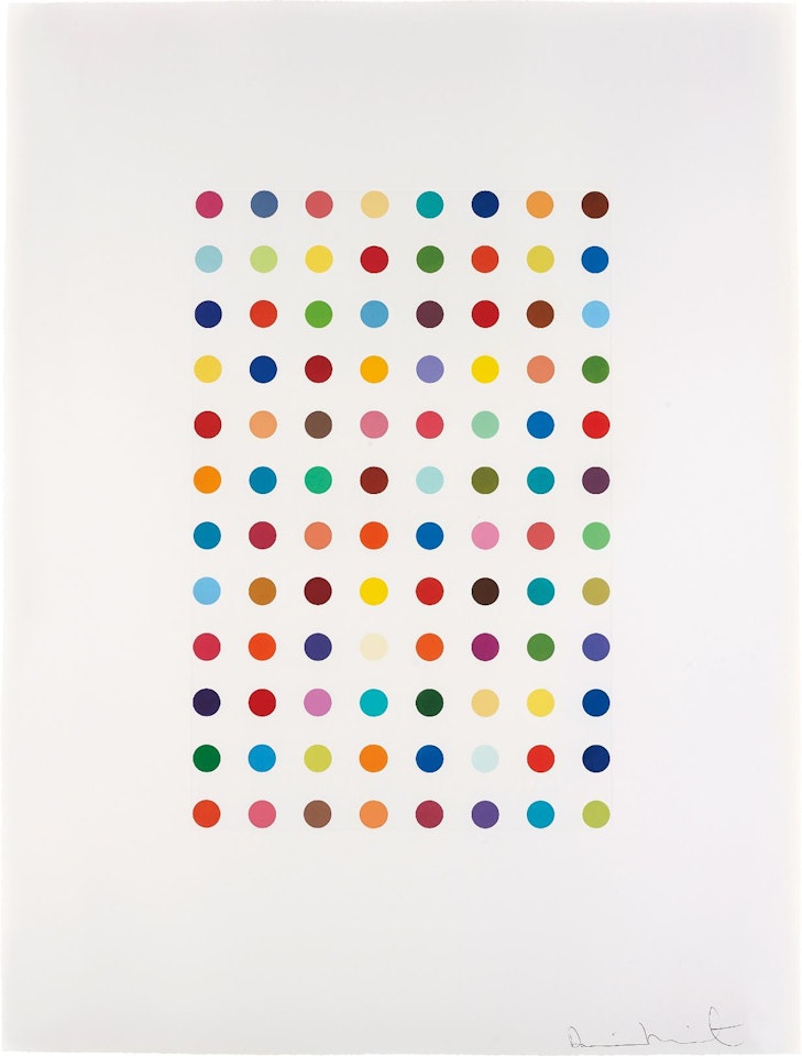 Xylene Cyanol Dye Solution by Damien Hirst