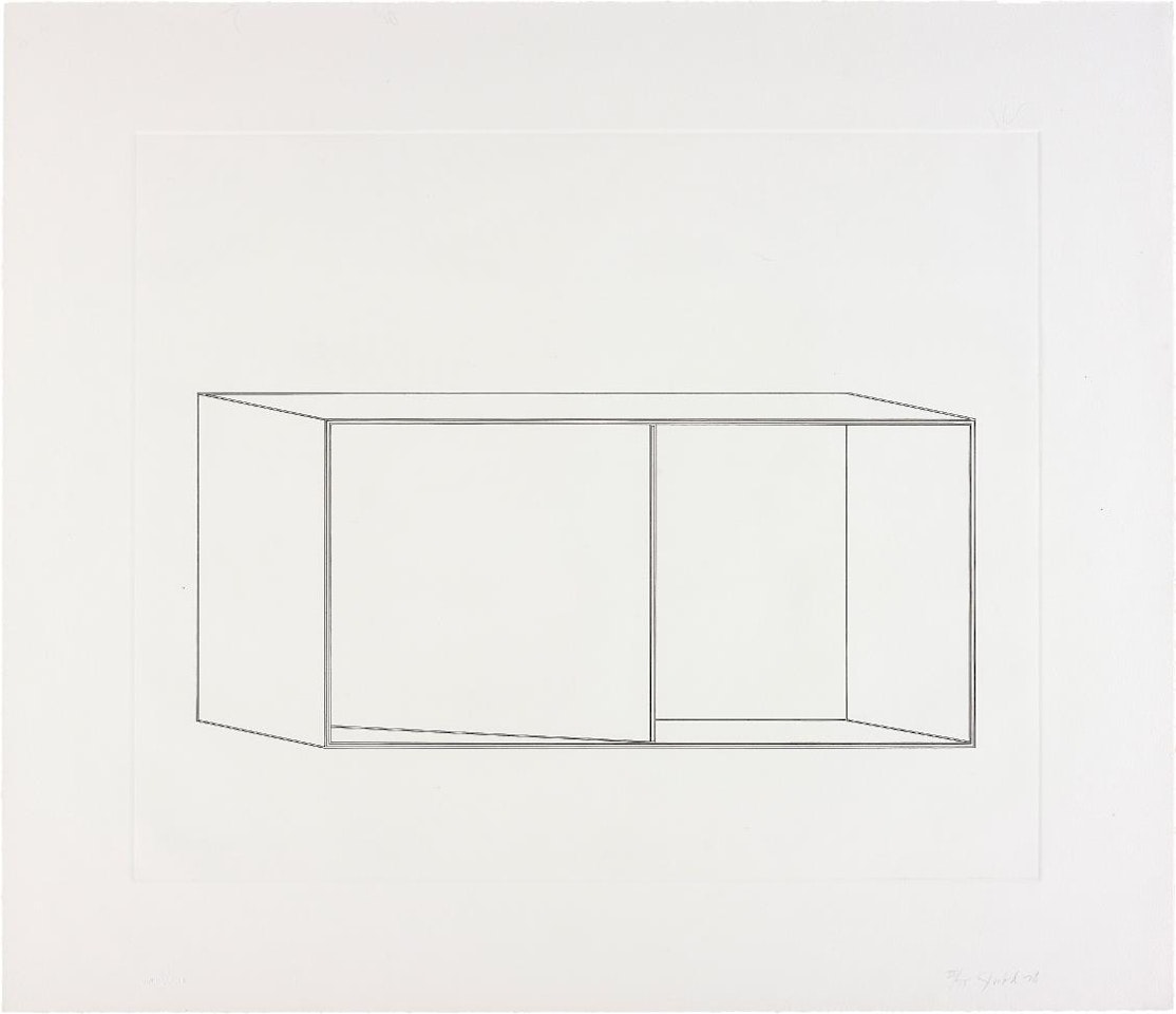 Untitled: one plate by Donald Judd