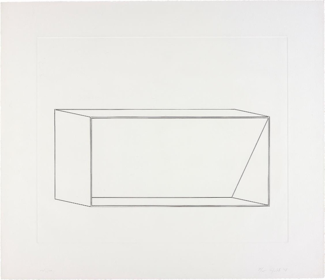 Untitled: one plate by Donald Judd