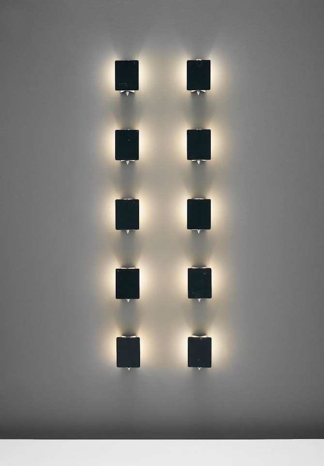 Set of ten wall lights, model no. CP1 by Charlotte Perriand