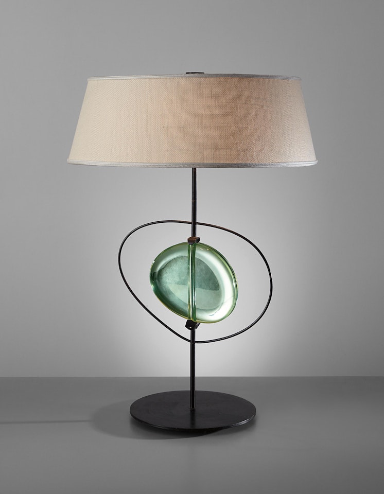 Rare table lamp by Max Ingrand
