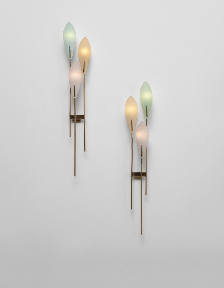 Pair of rare wall lights by Max Ingrand