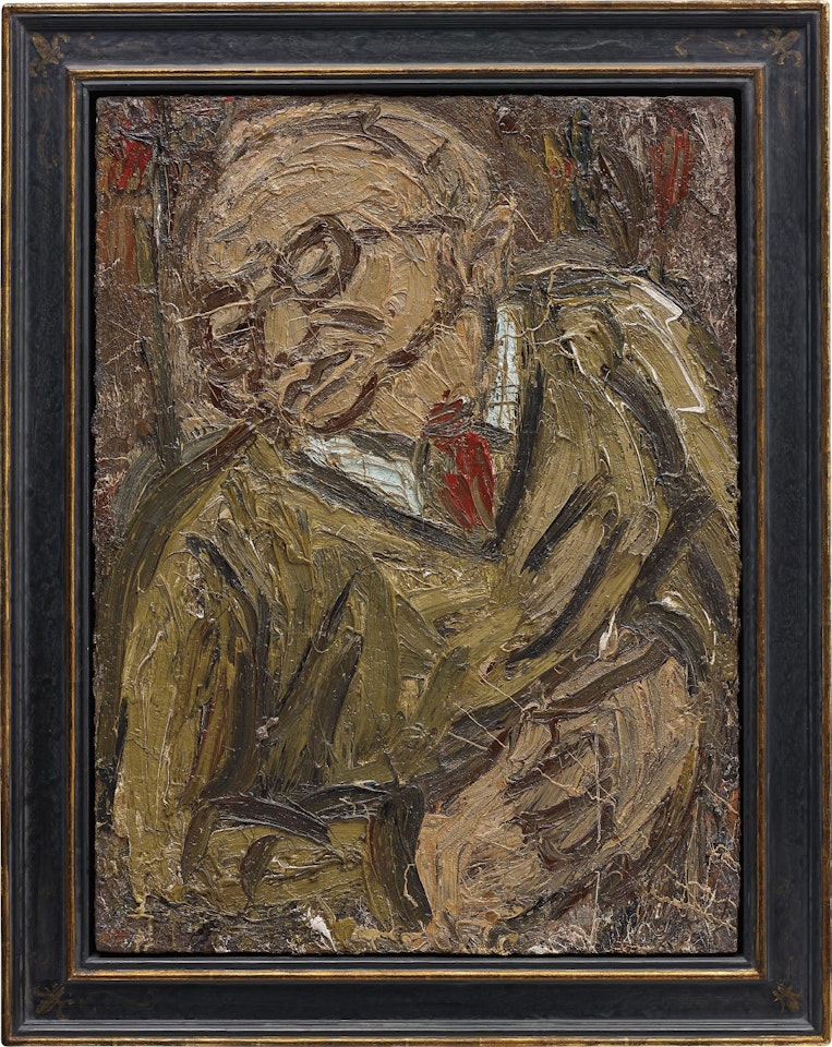 Portrait of Chaim II by Leon Kossoff