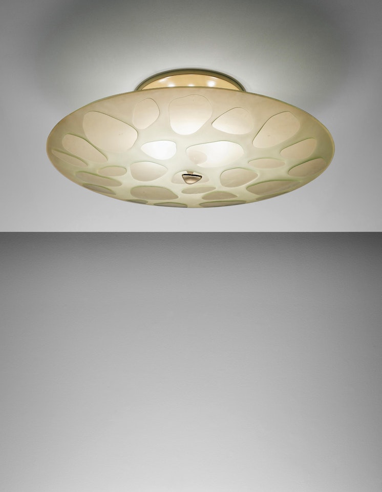 Large ceiling light by Max Ingrand