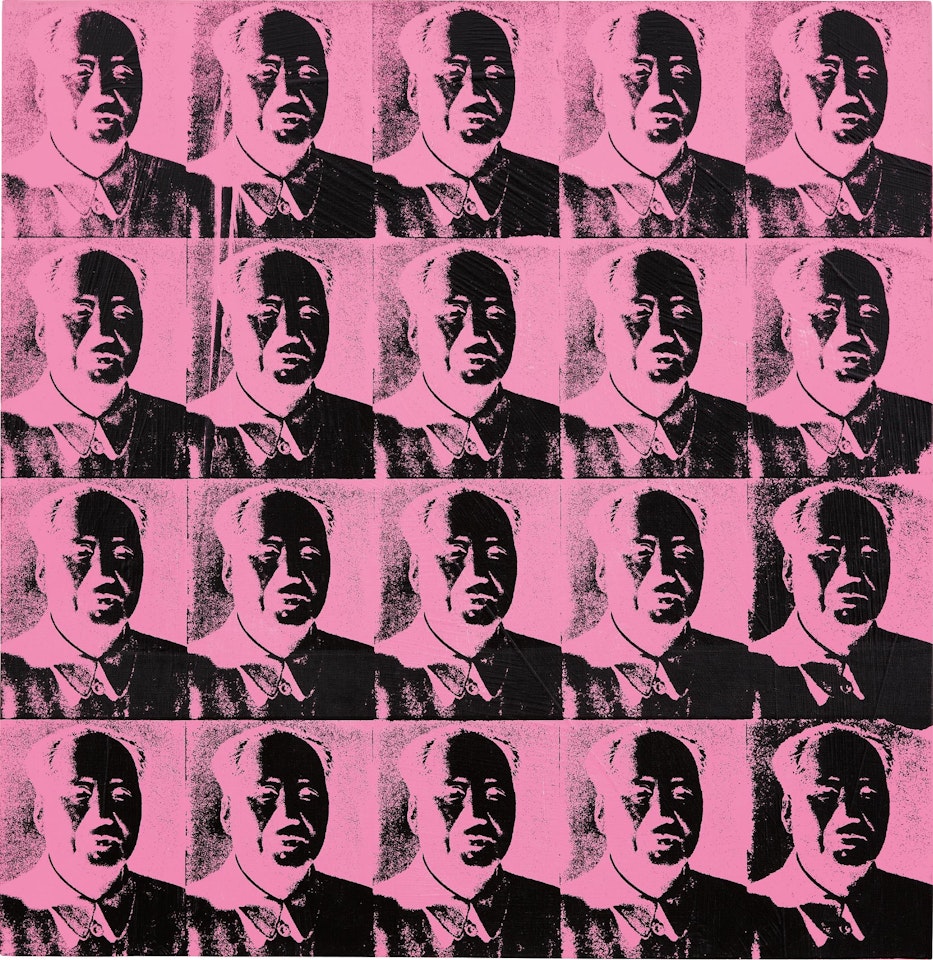 20 Pink Mao's by Andy Warhol