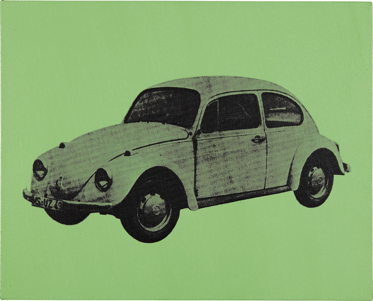 Volkswagen Bug (Green) by Andy Warhol