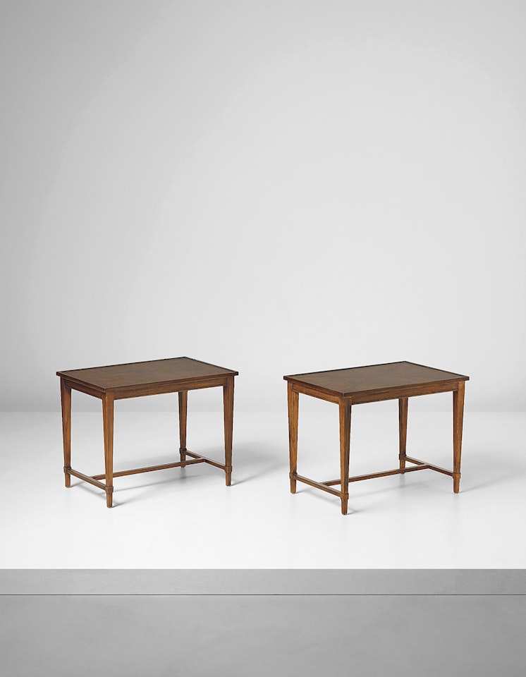 Pair of side tables by Jean-Michel Frank
