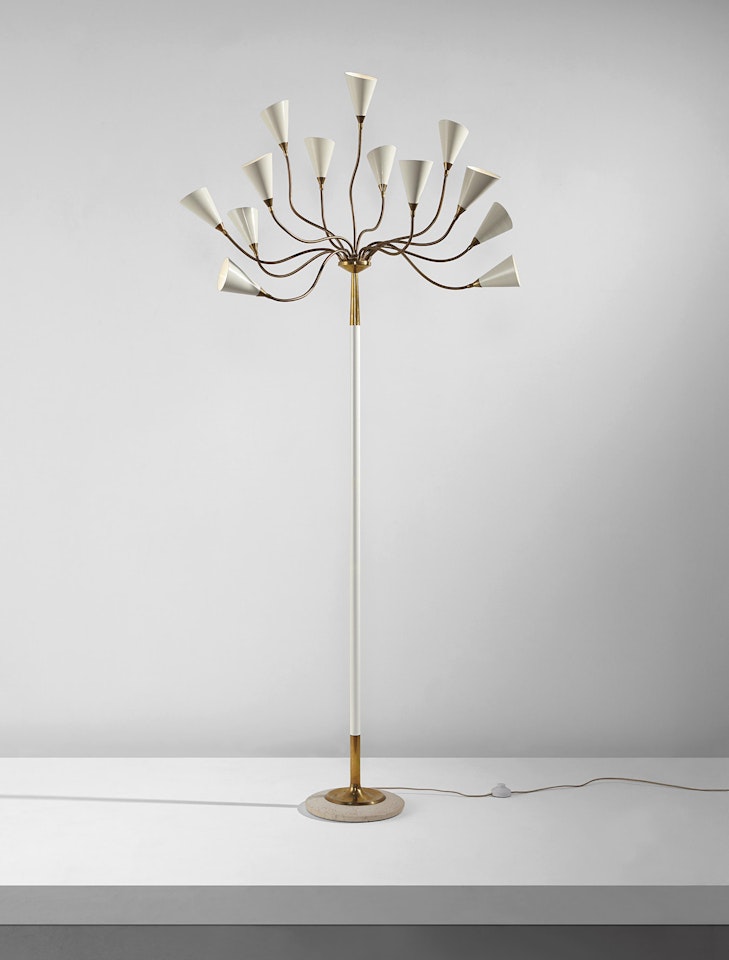 Adjustable floor lamp, model no. 1035 by Gino Sarfatti