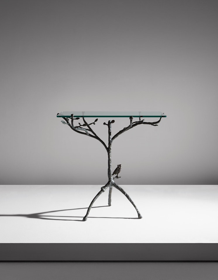 “Guéridon-arbre au hibou” by Diego Giacometti