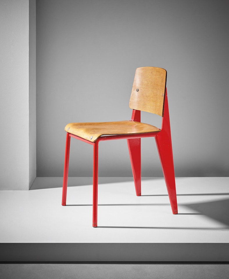 Rare chair, model no. 4 by Jean Prouvé