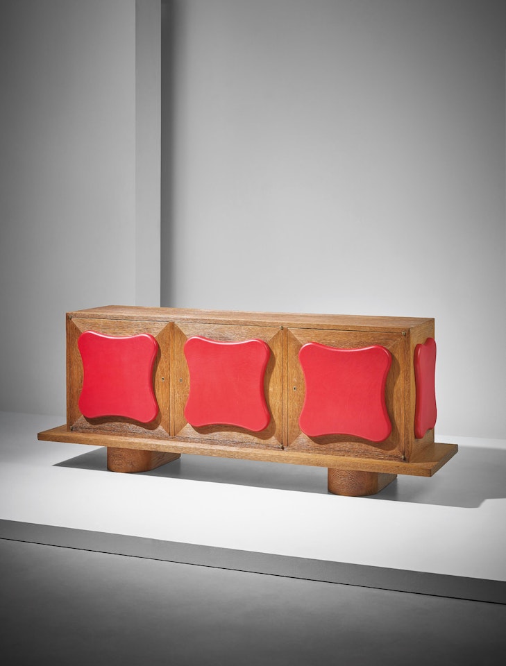 Important 'Trèfle' sideboard by Jean Royere