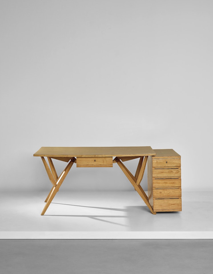 Desk, designed for the Lattes Publishing House, Turin by Carlo Mollino