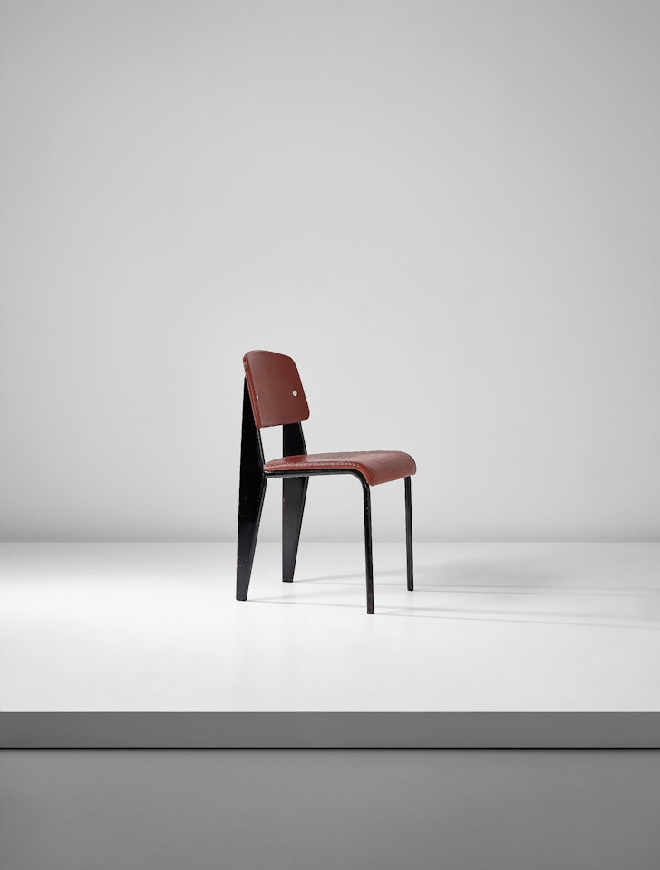 'Semi-metal' chair, model no. 306 by Jean Prouvé