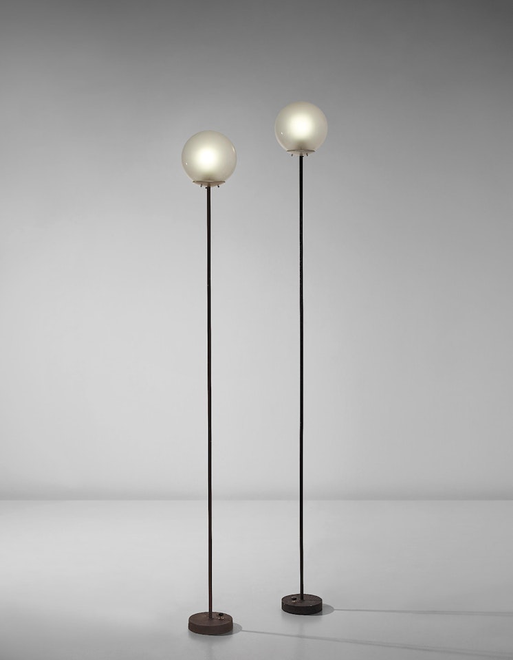 Pair of standard lamps, model no. 1081b by Gino Sarfatti