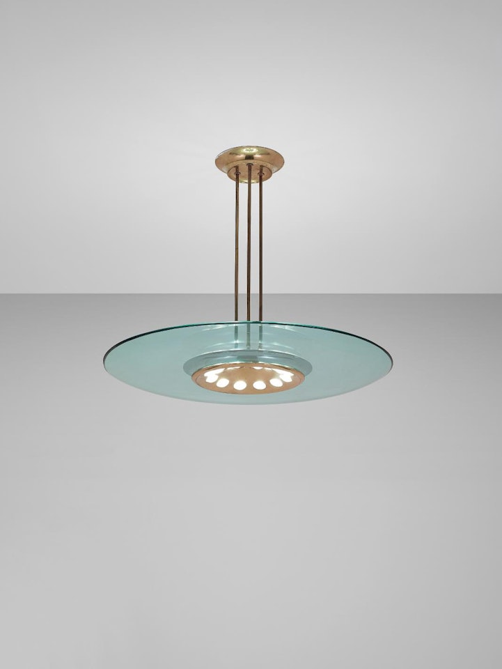 Ceiling light, model no. 1508 by Max Ingrand