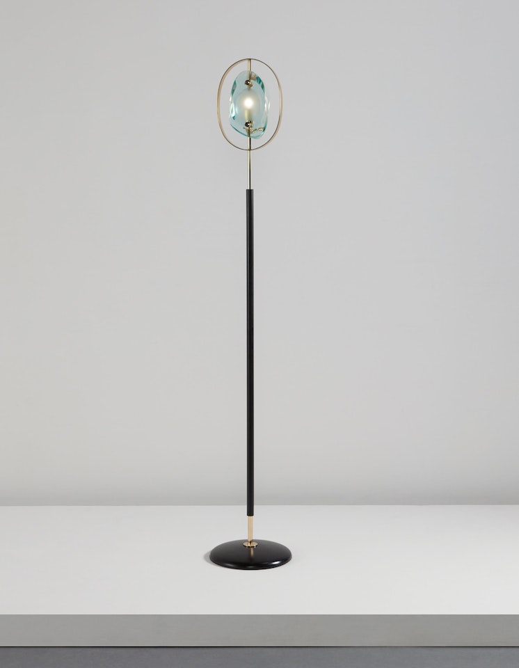 "Micro" floor lamp, model no. 2020 by Max Ingrand