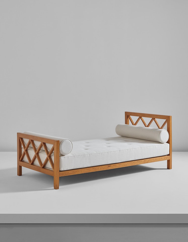 "Croisillon" daybed by Jean Royere