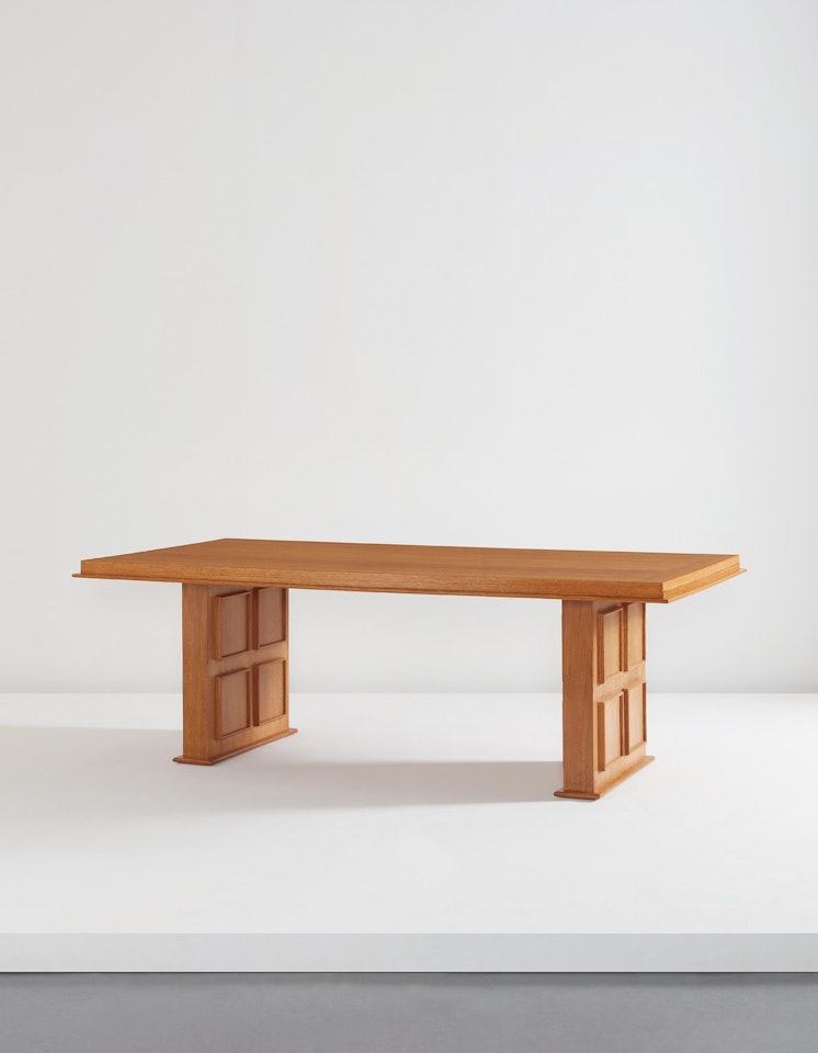 Extendable dining table by Jean Royere
