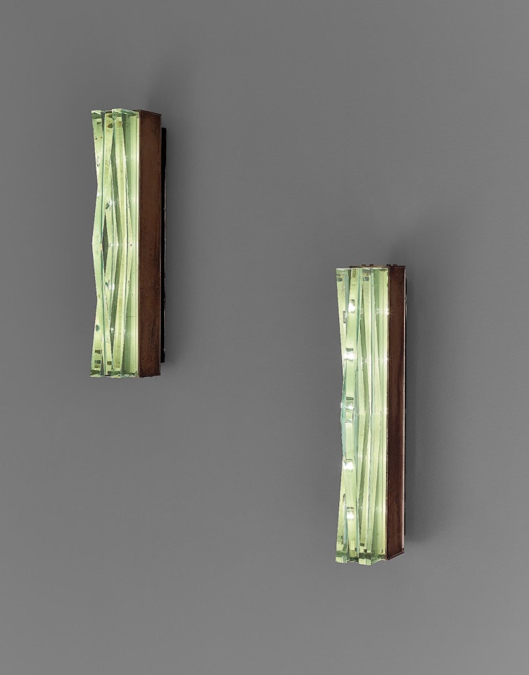 Pair of rare and large wall lights by Max Ingrand