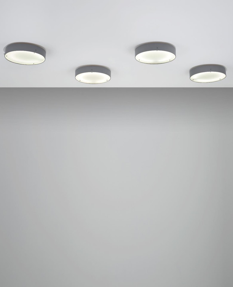 Set of four ceiling lights, model no. 3005-50/PX by Gino Sarfatti