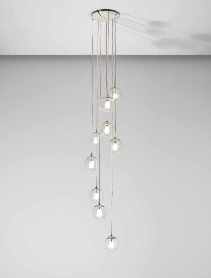 Ceiling light, model no. 2095/9 by Gino Sarfatti