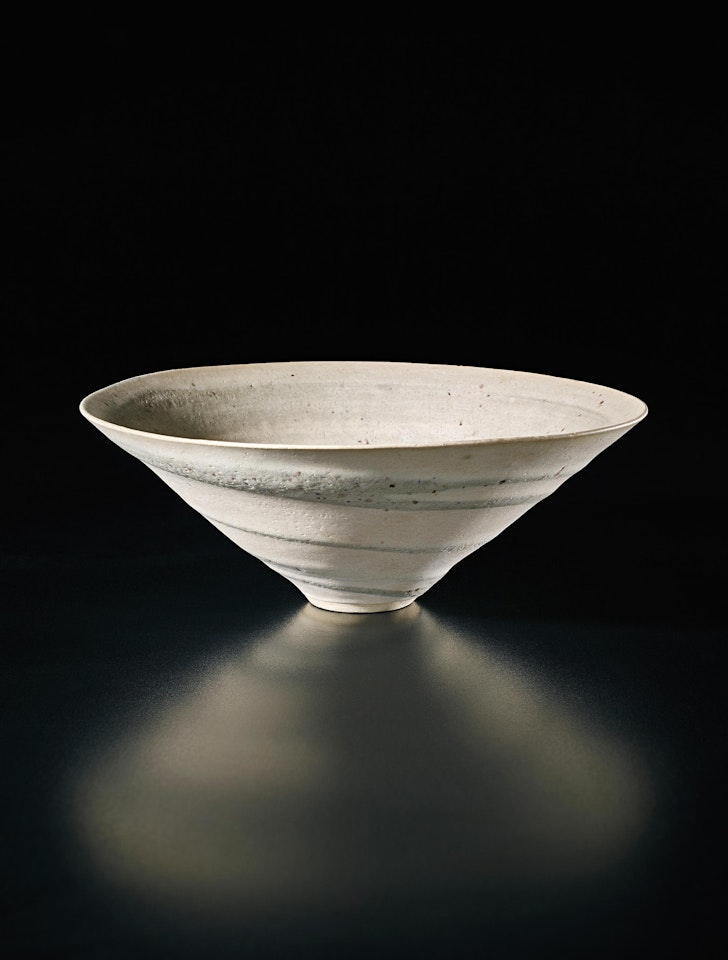 Conical bowl by Lucie Rie