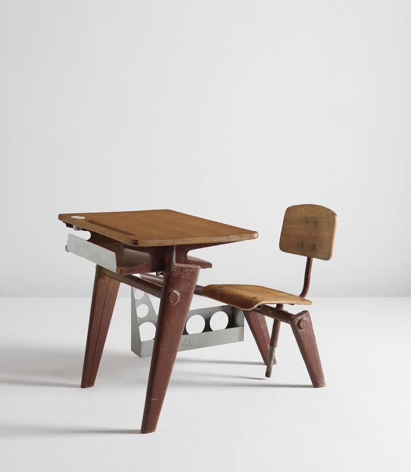 School desk by Jean Prouvé