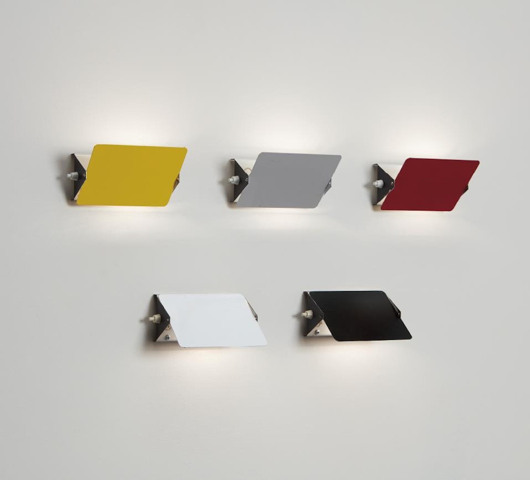 Set of five wall lights, model no. CP1 by Charlotte Perriand