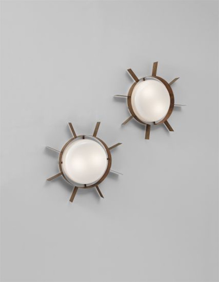Pair of “Il Sole” wall lights by Gio Ponti