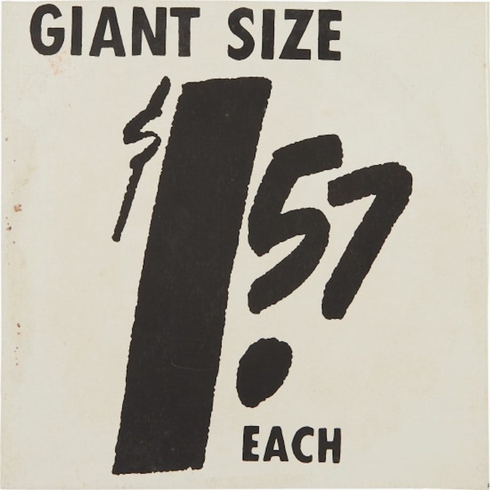 Giant Size by Andy Warhol