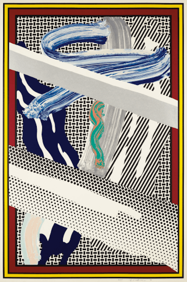 Imperfect 44 3/4" x 103" by Roy Lichtenstein