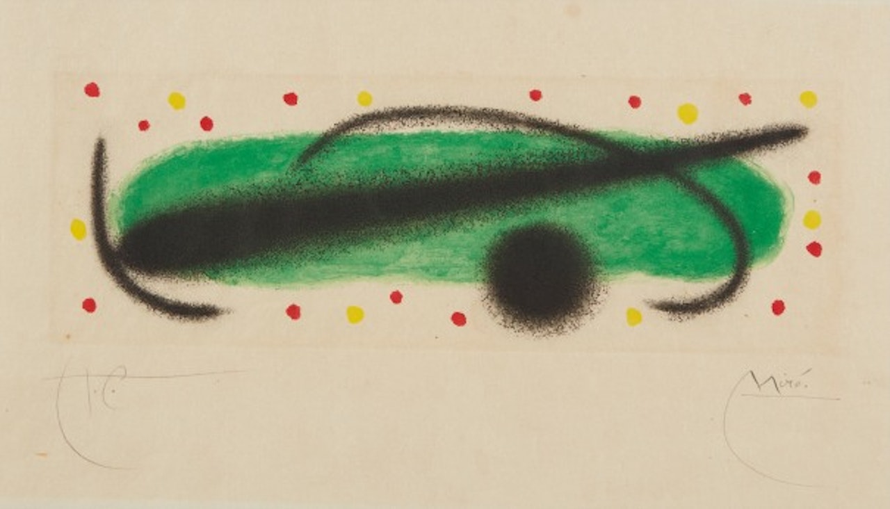 Fusée (Rocket): one plate by Joan Miró