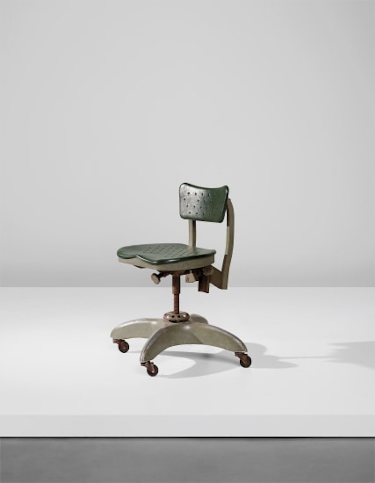Swivel chair, model no. 1938, designed for the Montecatini S.A. offices, Milan by Gio Ponti