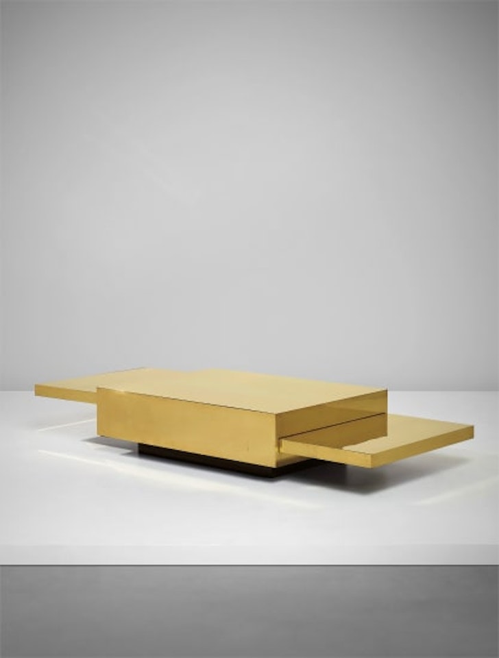 '2000' extendable coffee table, from the 'Plurimi' series by Gabriella Crespi