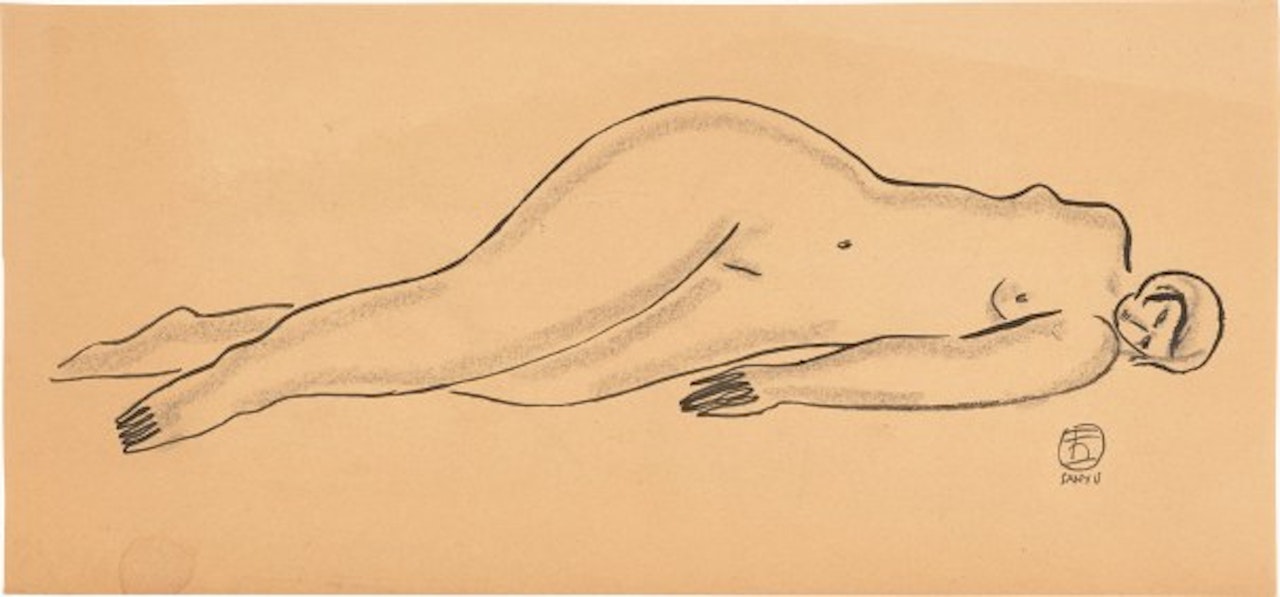 Reclining Nude by Sanyu
