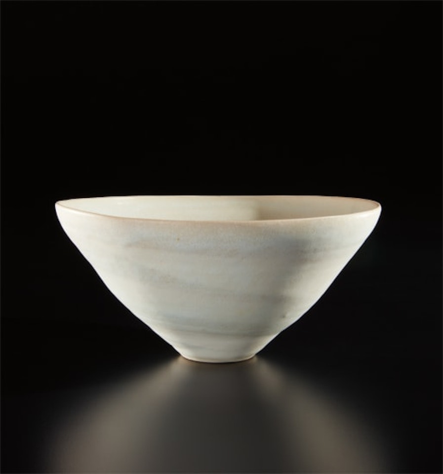 Conical bowl by Lucie Rie